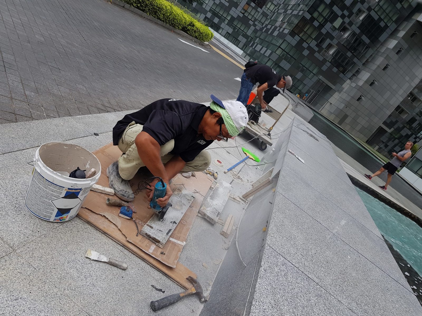 Wira Services crew working on site